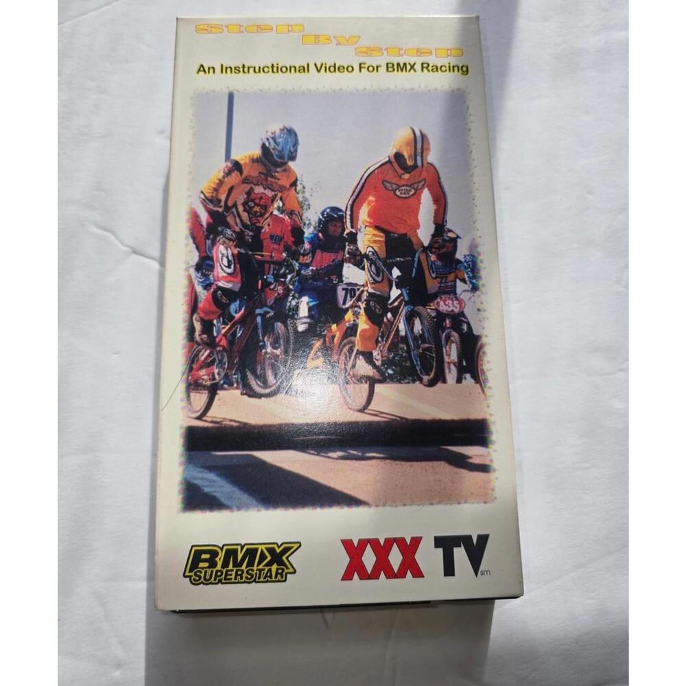 Step By Step BMX Racing VHS 1999 Instructional BMX Superstar XXX TV Untested